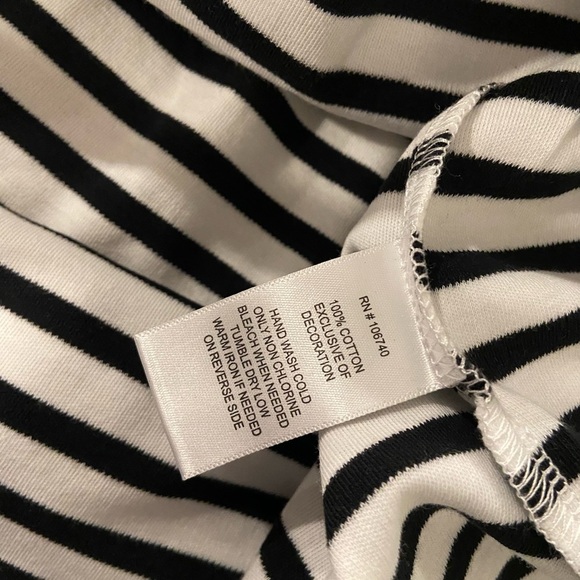 NWOT Serengeti Size 2X Black White Stripes Ice Skates Snow Long Sleeve Tee Shirt - Picture 12 of 12